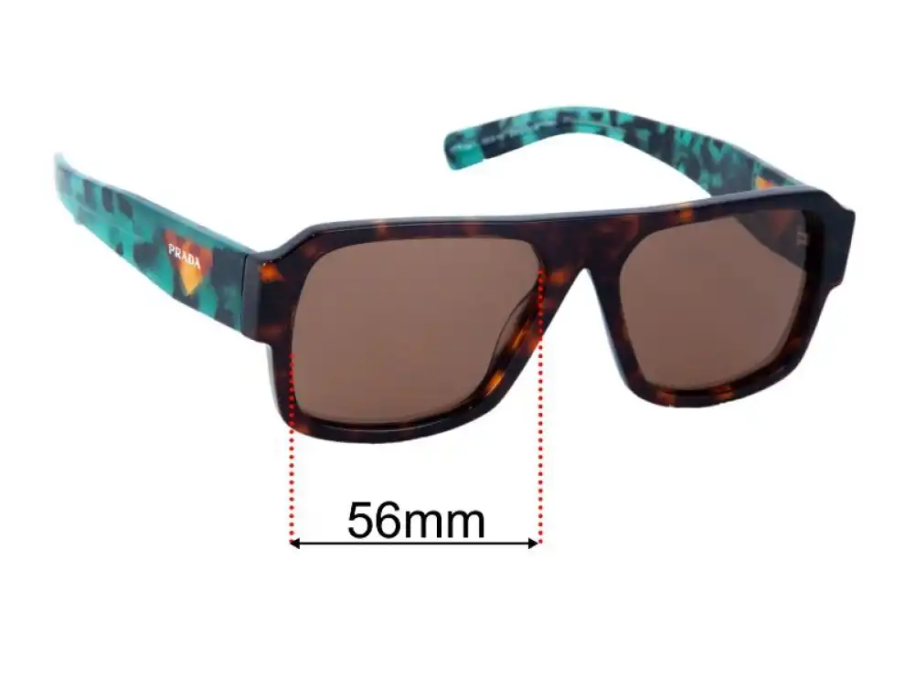 Prada SPR22Y 56mm Replacement Lenses by Sunglass Fix™
